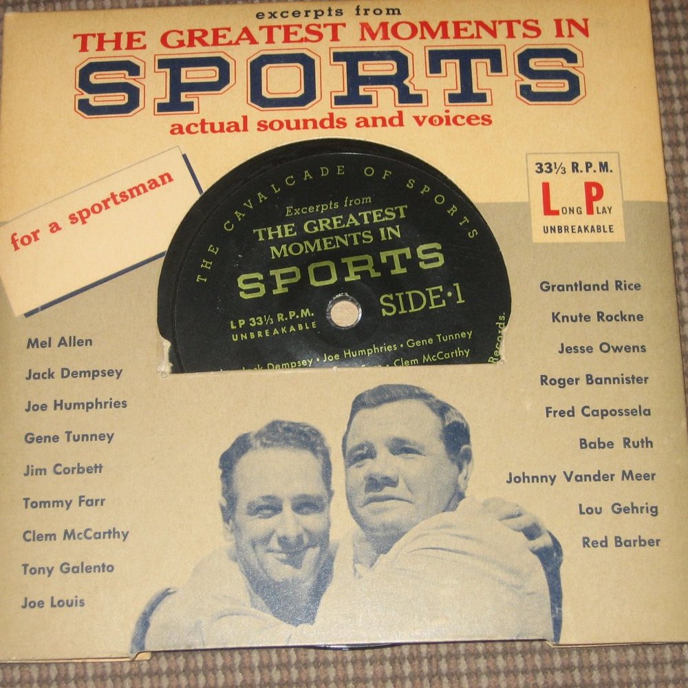 The Greatest Moments in Sports 33RPM Record